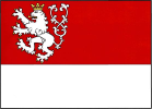 List tvoří dva vodorovné pruhy, červený a bílý, v poměru 3 _ 2. V žerďové polovině červeného pruhu český lev. Poměr šířky k délce listu je 2 _ 3. Vlajka Chotěboř