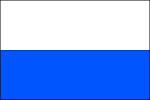 List tvoří dva vodorovné pruhy, bílý a modrý. Poměr šířky k délce listu je 2 _ 3. Vlajka Kolín
