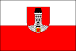 Barva štítu přechází do dolního pruhu a barva znaku do horního pruhu. V případě znaku Světlé nad Sázavou je štít červený a znak stříbrný. Na praporu přechází barva bílá k barvě červené, tj. červená dole, stříbrná, v případě praporu bílá, nahoře. Oba pruhy jsou stejně široké. Vlajka Světlá nad Sázavou