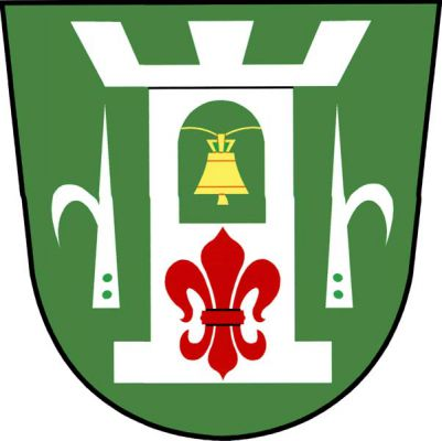 V zeleném štítě stříbrná věž s cimbuřím a prázdným oknem se zlatým zavěšeným zvonem, pod oknem červená lilie. Věž provázená dvěma odvrácenými stříbrnými sudlicemi bez násad. Znak Kupařovice