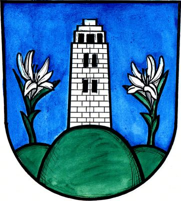 V modrém štítě na zeleném trojvrší stříbrná kvádrovaná věž se čtyřmi prolomenými okny (2,2), zakončená stupňovitým ochozem, provázená dvěma stříbrnými květy na zelených stoncích. Znak Úvalno