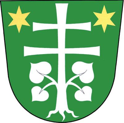 V zeleném štítě vykořeněný kmen přecházející v patriarší kříž, dole vyrůstají do stran dvojice lipových listů na stoncích, vše stříbrné. V rozích dvě zlaté hvězdy. Znak Vysočany