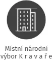 Místní národní výbor    K r a v a ř e, IČO: 00260657: vizualizace vztahů osob a společností