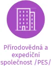 Přírodovědná a expediční společnost /PES/, IČO: 01654489: vizualizace vztahů osob a společností