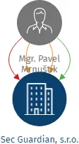Vizualizace vztahů osob a společností - Sec Guardian, s.r.o.