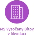 MS Vysočany Bítov v likvidaci, IČO: 01801660: vizualizace vztahů osob a společností