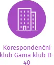 Korespondenční klub Gama klub D-40, IČO: 01831062: vizualizace vztahů osob a společností