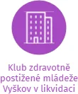 Klub zdravotně postižené mládeže Vyškov v likvidaci, IČO: 01944762: vizualizace vztahů osob a společností