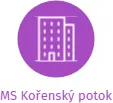 MS Kořenský potok, IČO: 01952552: vizualizace vztahů osob a společností