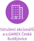 Sdružení akcionářů a.s.GAMEX České Budějovice, IČO: 01992121: vizualizace vztahů osob a společností