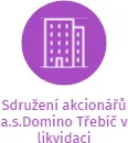 Sdružení akcionářů a.s.Domino Třebíč v likvidaci, IČO: 02087481: vizualizace vztahů osob a společností
