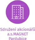 Sdružení akcionářů a.s.MAGNET Pardubice, IČO: 02109115: vizualizace vztahů osob a společností