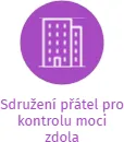 Sdružení přátel pro kontrolu moci zdola, IČO: 02213851: vizualizace vztahů osob a společností