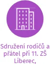 Sdružení rodičů a přátel při 11. ZŠ Liberec, Růžodolská 26, IČO: 02237229: vizualizace vztahů osob a společností