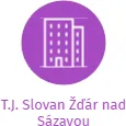 T.J. Slovan Žďár nad Sázavou, IČO: 02496500: vizualizace vztahů osob a společností