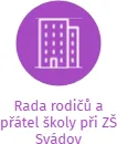 Rada rodičů a přátel školy při ZŠ Svádov, IČO: 02505576: vizualizace vztahů osob a společností