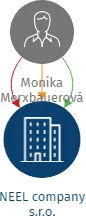 NEEL company s.r.o., IČO: 03009629: vizualizace vztahů osob a společností