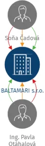 BALTAMARI s.r.o., IČO: 03633454: vizualizace vztahů osob a společností