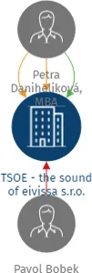 TSOE - the sound of eivissa s.r.o., IČO: 03696031: vizualizace vztahů osob a společností