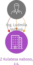 Z Kulatesa naboso, z.s., IČO: 03964434: vizualizace vztahů osob a společností