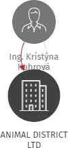 ANIMAL DISTRICT LTD, IČO: 04601611: vizualizace vztahů osob a společností