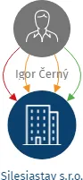 Vizualizace vztahů osob a společností - Silesiastav s.r.o.