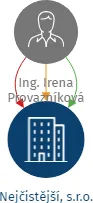 Nejčistější, s.r.o., IČO: 06062644: vizualizace vztahů osob a společností