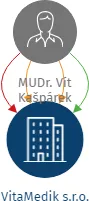 VitaMedik s.r.o., IČO: 06539611: vizualizace vztahů osob a společností