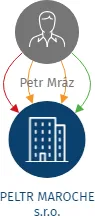 Vizualizace vztahů osob a společností - PELTR MAROCHE s.r.o.