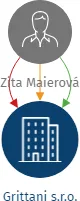 Grittani s.r.o., IČO: 06659934: vizualizace vztahů osob a společností