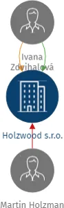 Holzwood s.r.o., IČO: 06671128: vizualizace vztahů osob a společností