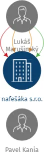 nafešáka s.r.o., IČO: 07212453: vizualizace vztahů osob a společností