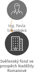 Svěřenský fond ve prospěch Naděždy Romanové, IČO: 07598343: vizualizace vztahů osob a společností
