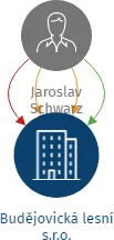 Budějovická lesní s.r.o., IČO: 07514964: vizualizace vztahů osob a společností