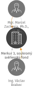 Merkur 3, soukromý svěřenský fond, IČO: 07741502: vizualizace vztahů osob a společností