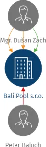 Bali Pool s.r.o., IČO: 07837321: vizualizace vztahů osob a společností