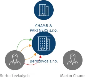 Berozovos s.r.o., IČO: 08260061: vizualizace vztahů osob a společností