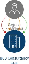 BCD Consultancy s.r.o., IČO: 08728763: vizualizace vztahů osob a společností