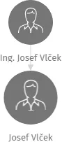 Josef Vlček, IČO: 12462802: vizualizace vztahů osob a společností