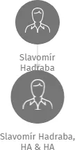 Slavomír Hadraba, HA & HA, IČO: 13341057: vizualizace vztahů osob a společností