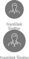 František Šindler, IČO: 14880466: vizualizace vztahů osob a společností