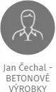 Jan Čechal - BETONOVÉ VÝROBKY, IČO: 15795071: vizualizace vztahů osob a společností