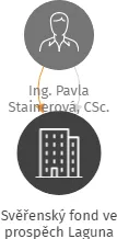 Svěřenský fond ve prospěch Laguna, IČO: 17536898: vizualizace vztahů osob a společností