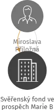 Svěřenský fond ve prospěch Marie B, IČO: 17853397: vizualizace vztahů osob a společností