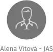 Alena Vítová - JAS, IČO: 18196128: vizualizace vztahů osob a společností