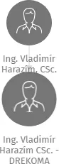 Ing. Vladimír Harazím CSc. - DREKOMA, IČO: 18299059: vizualizace vztahů osob a společností