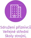 Sdružení příznivců Veřejné střední školy strojní, Chomutov, IČO: 18384889: vizualizace vztahů osob a společností