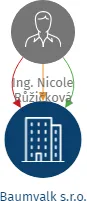 Baumvalk s.r.o., IČO: 19088191: vizualizace vztahů osob a společností