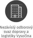 Nezávislý odborový svaz dopravy a logistiky Vysočina, IČO: 19501366: vizualizace vztahů osob a společností