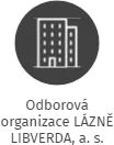 Odborová organizace LÁZNĚ LIBVERDA, a. s., IČO: 19508093: vizualizace vztahů osob a společností